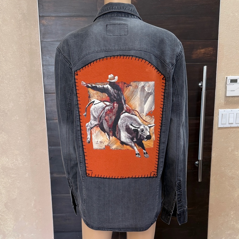 SOLD**** Ring Of Fire Western Shacket Size Large